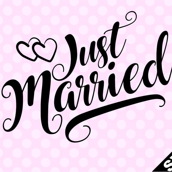 SVG - Just Married