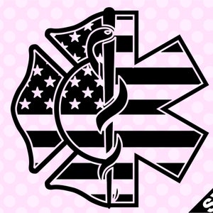 SVG - Fire & EMS Flag