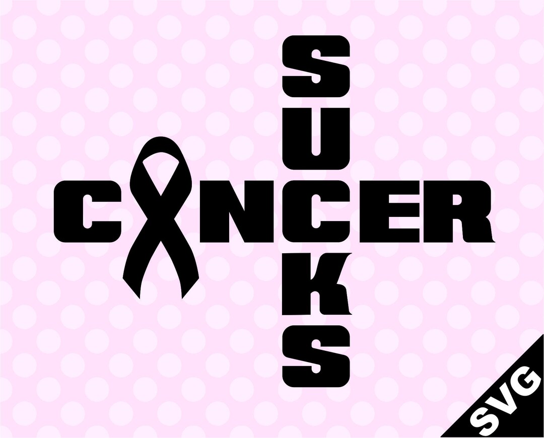 SVG Cancer Sucks - Etsy