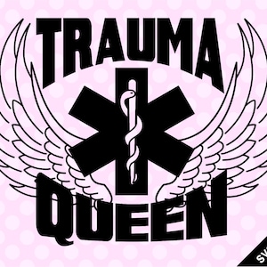 SVG & PNG - Trauma Queen