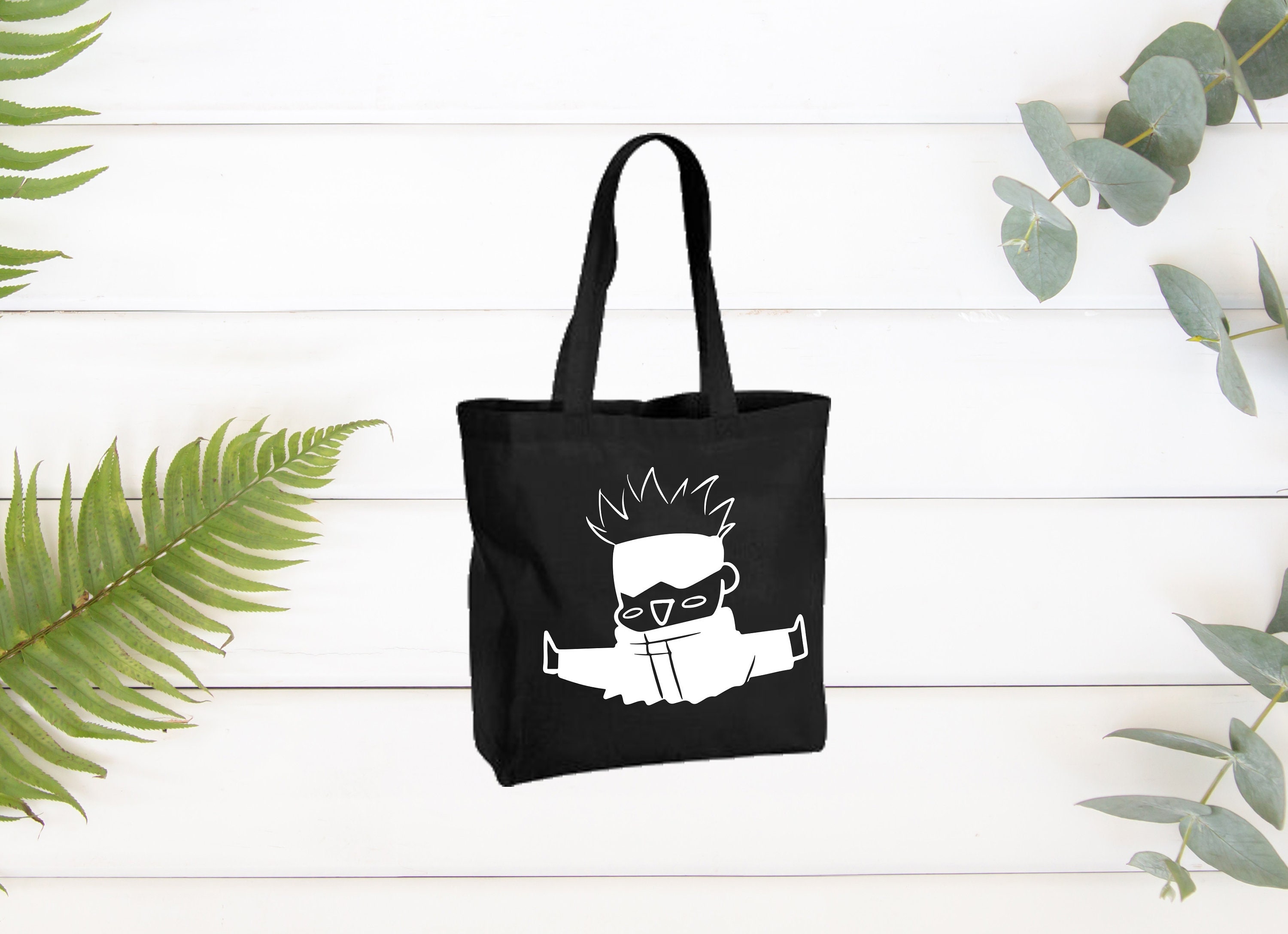 Satoru Gojo Tote Bag Jujutsu Kaisen Tote Bag Anime Tote Bag Etsy