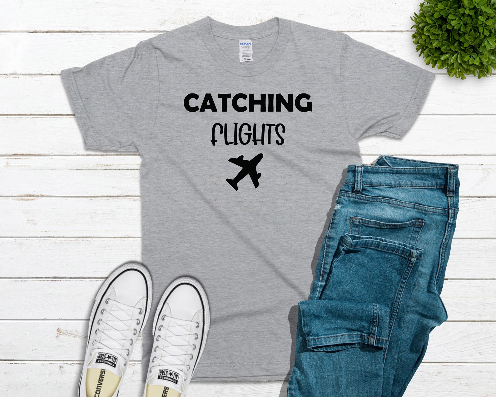 catching flights and feelings shirt