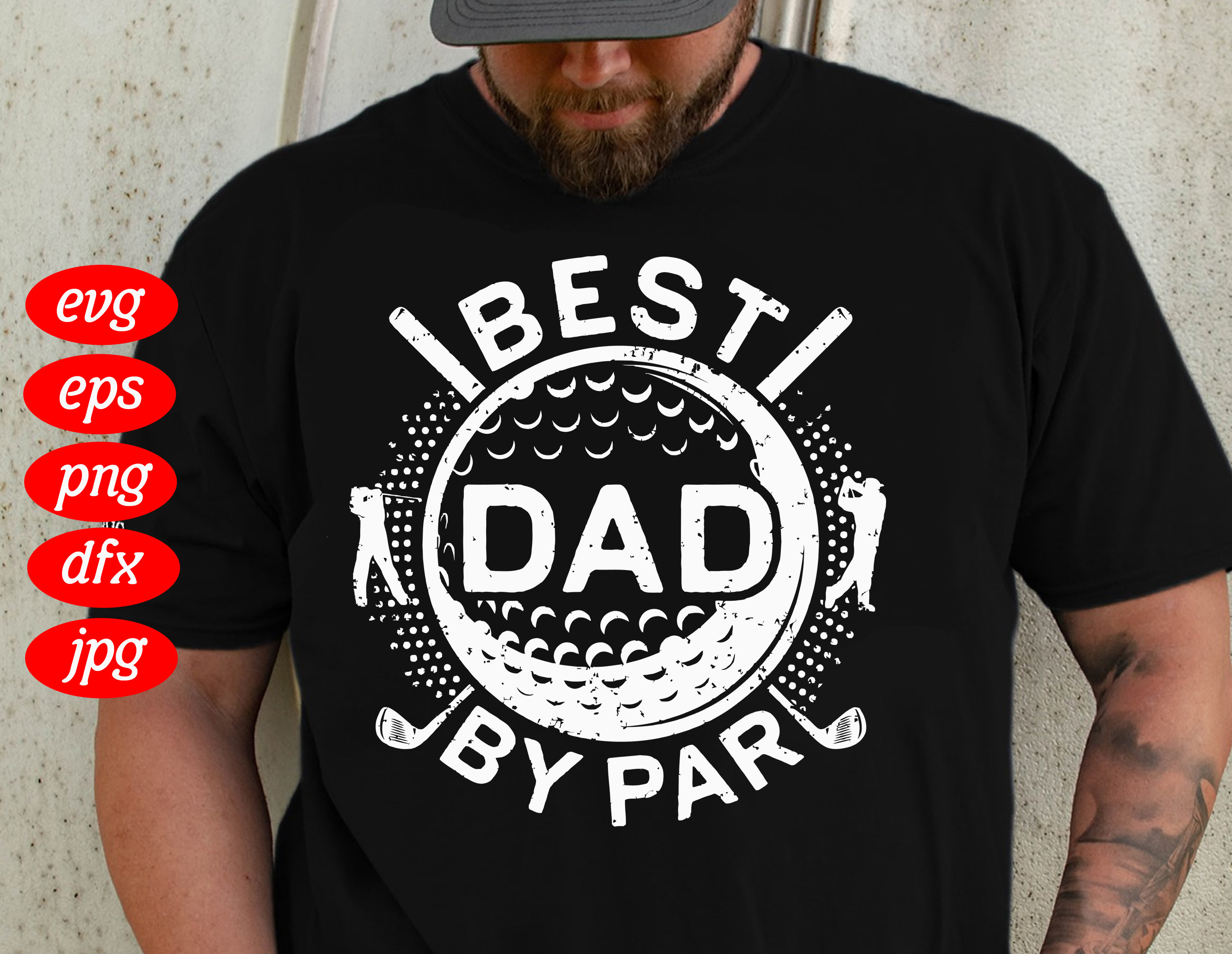 Best Dad By Par SVG Golf Svg Golf Lover Love Father Svg | Etsy