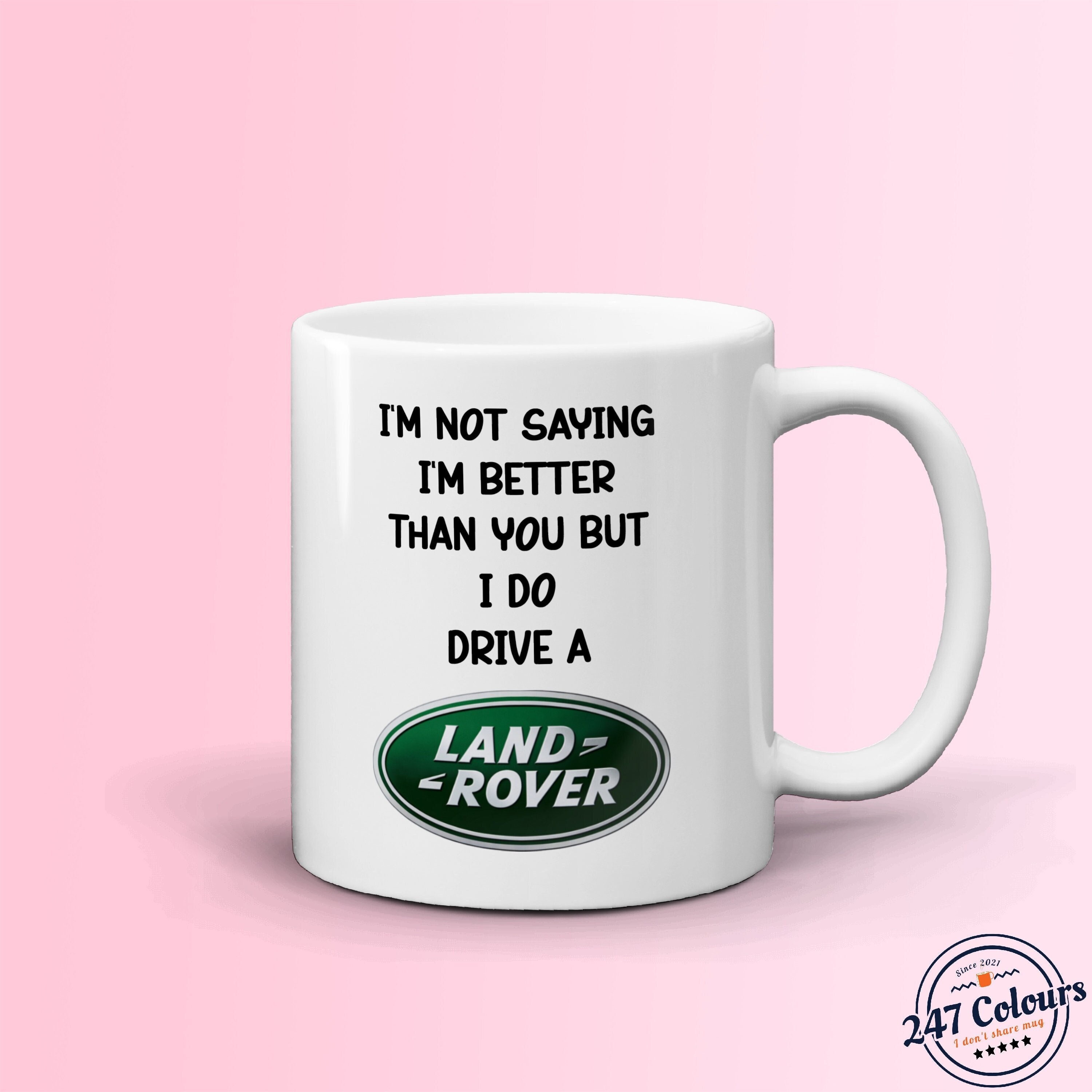 Car illustration - land rover defender Travel Mug by Rapt design