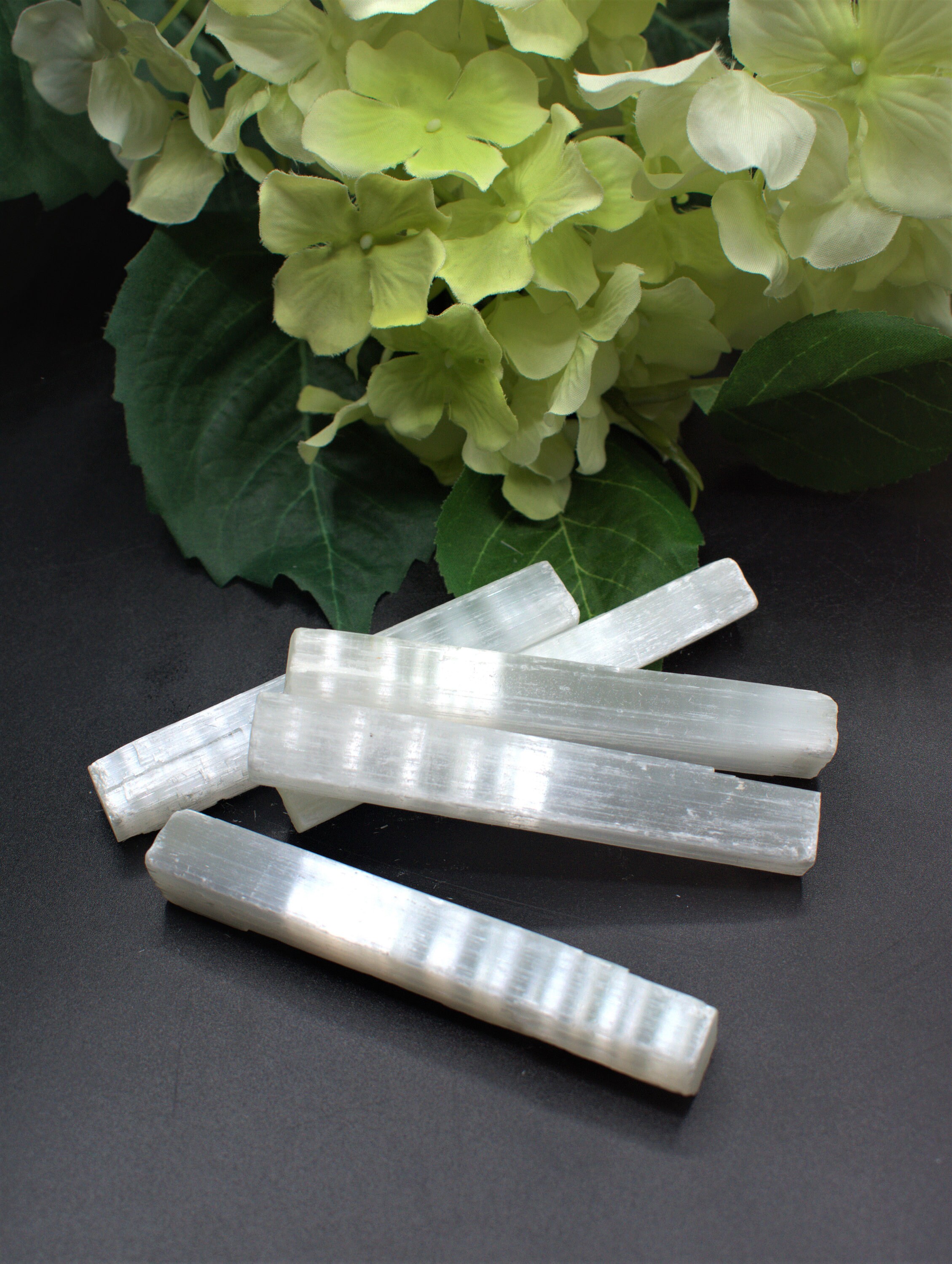 Raw Natural Selenite Sticks Selenite Bar Crystal Sticks Etsy