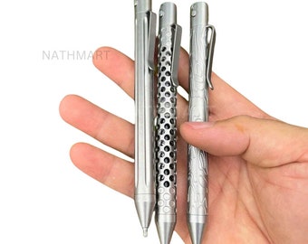 Penna professionale in lega di titanio Penna per firma multifunzionale per strumenti esterni EDC