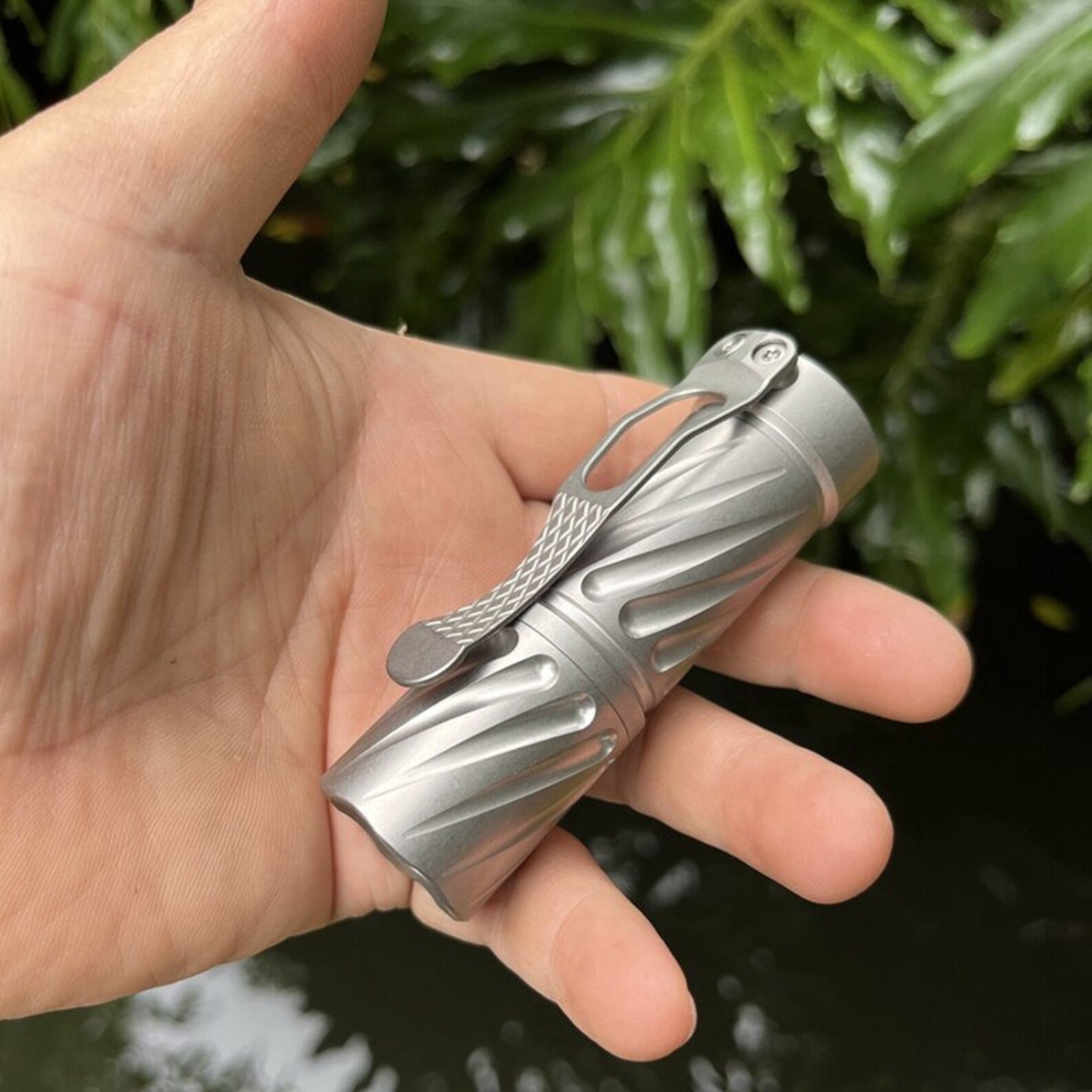 EDC Titanium Torch Flashlight LED Torch Pocket Hiking Light 10 - Etsy