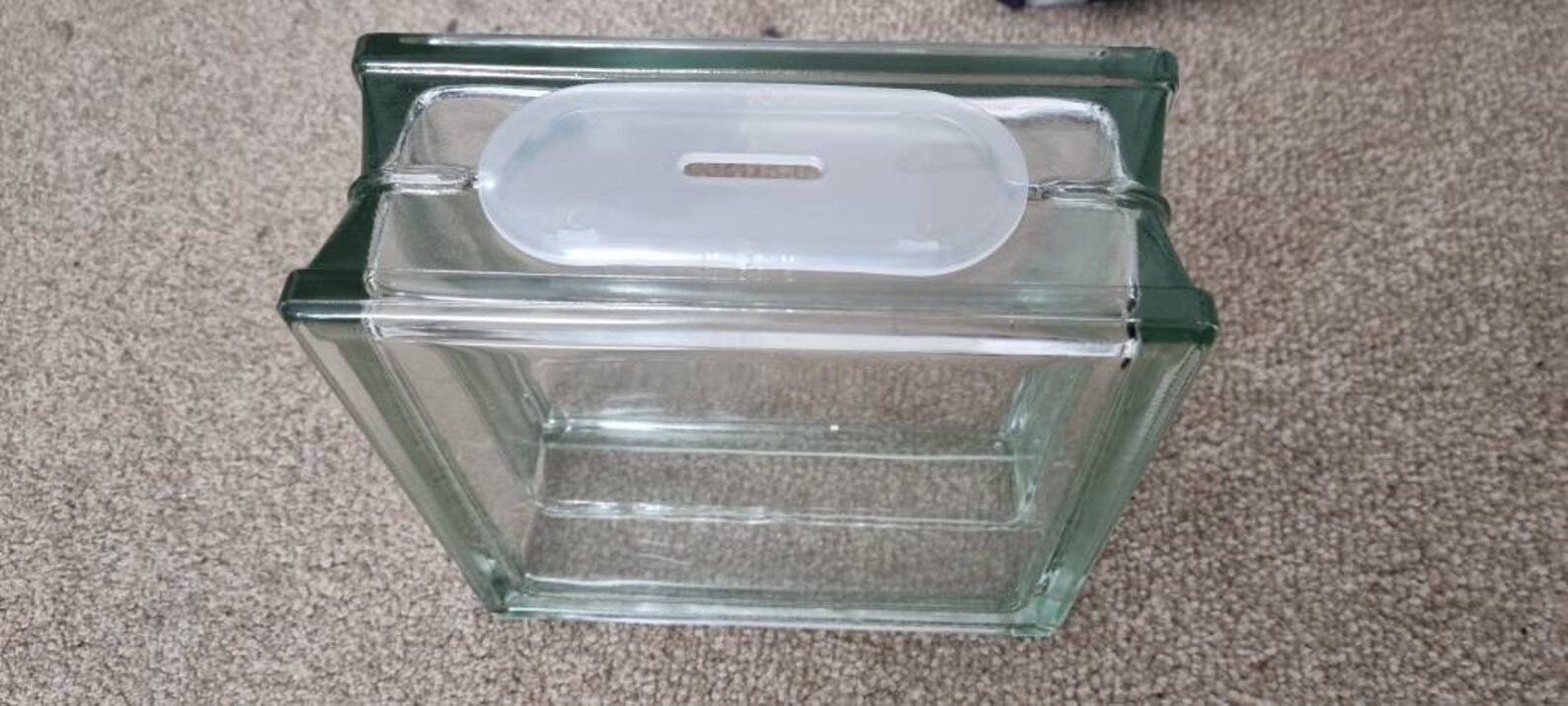 Glass Block Bank Soft Lighting LED Fairyland. Etsy