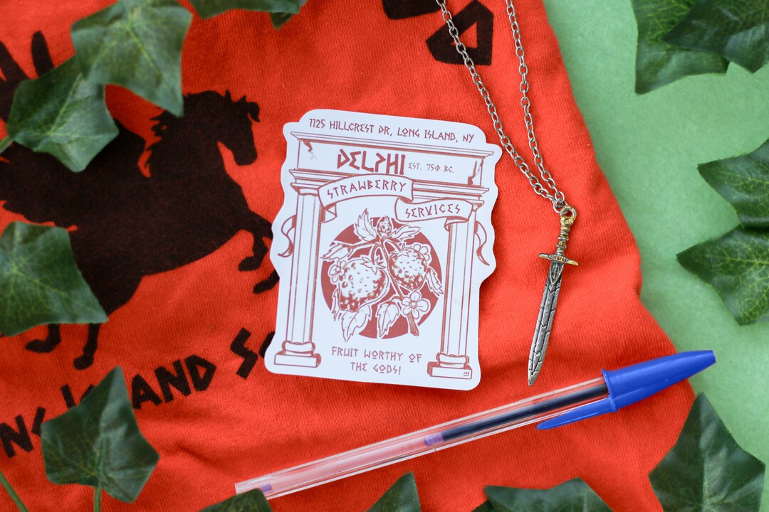 Delphi Strawberry Service || PJO CHB Sticker - Etsy