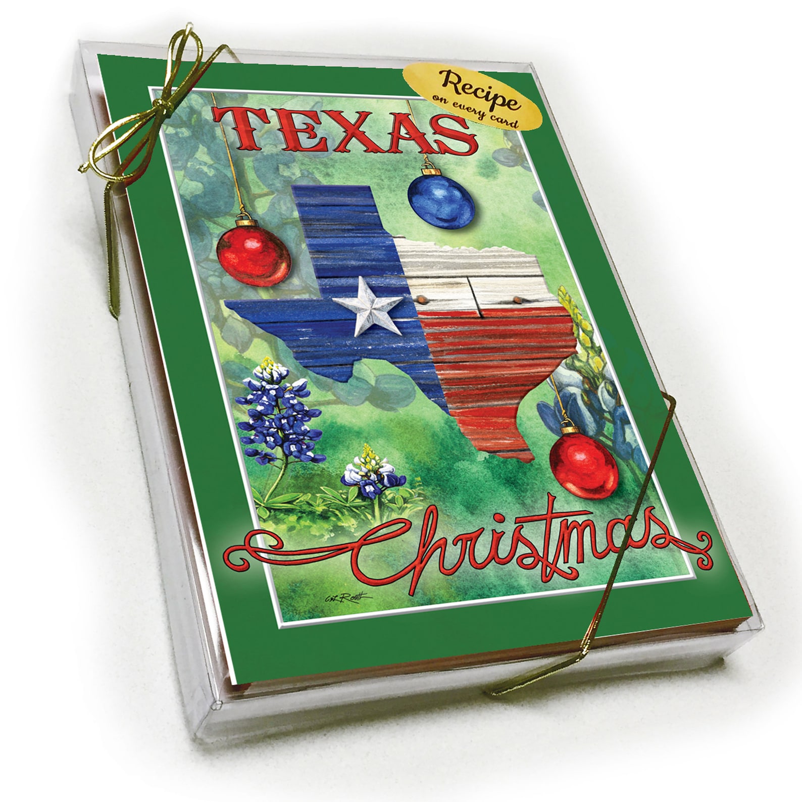 Texas Christmas Cards With Recipe Texas Christmas Etsy