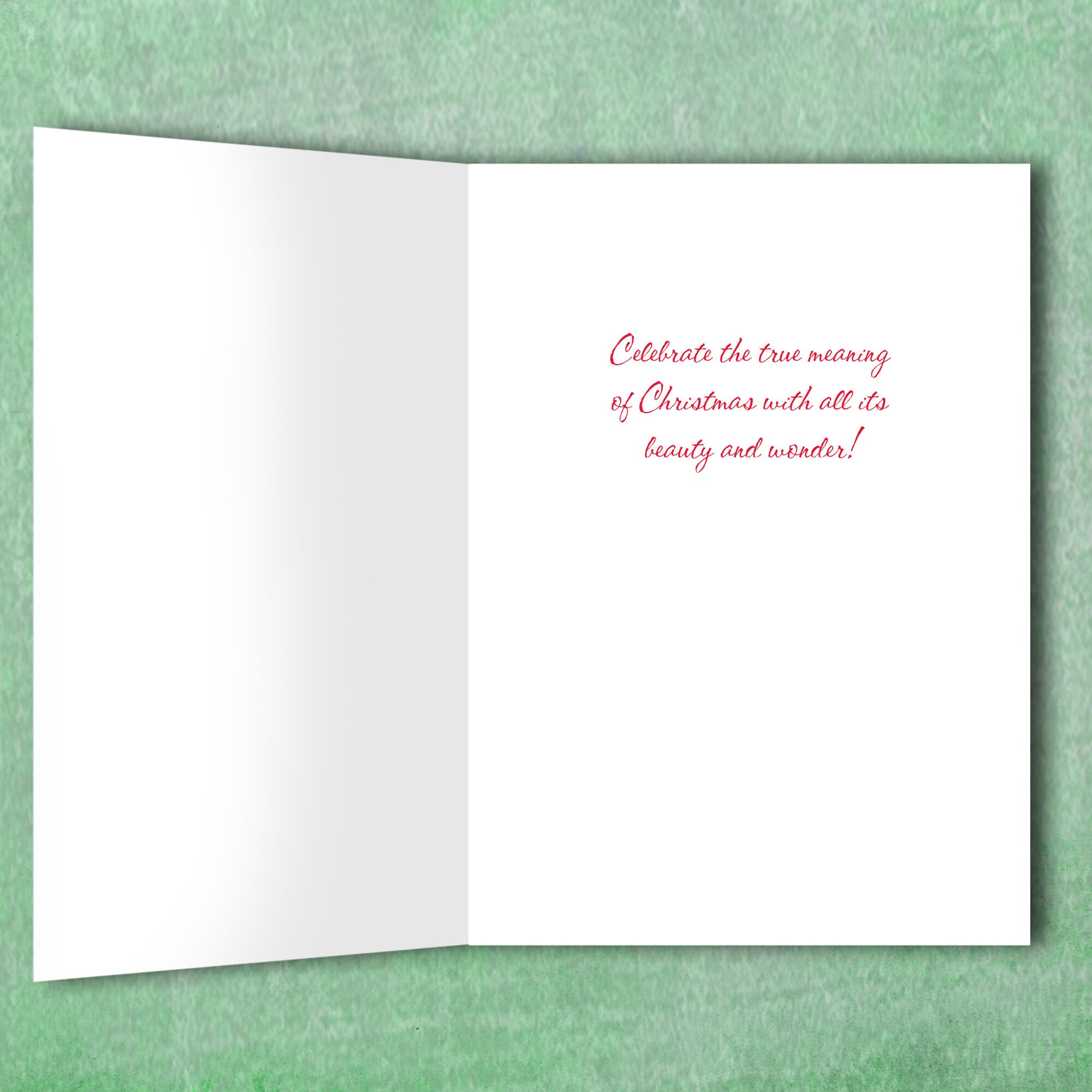 15 Louisiana Weihnachtskarten Mit Rezept – Cajun-Design „Blauer Bayou Engel“, Inkl. Umschläge (12,7x17,8 Cm)