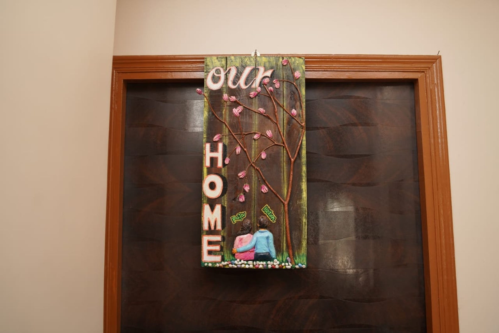 Handmade wooden wall hanging for home decor for gifting Etsy