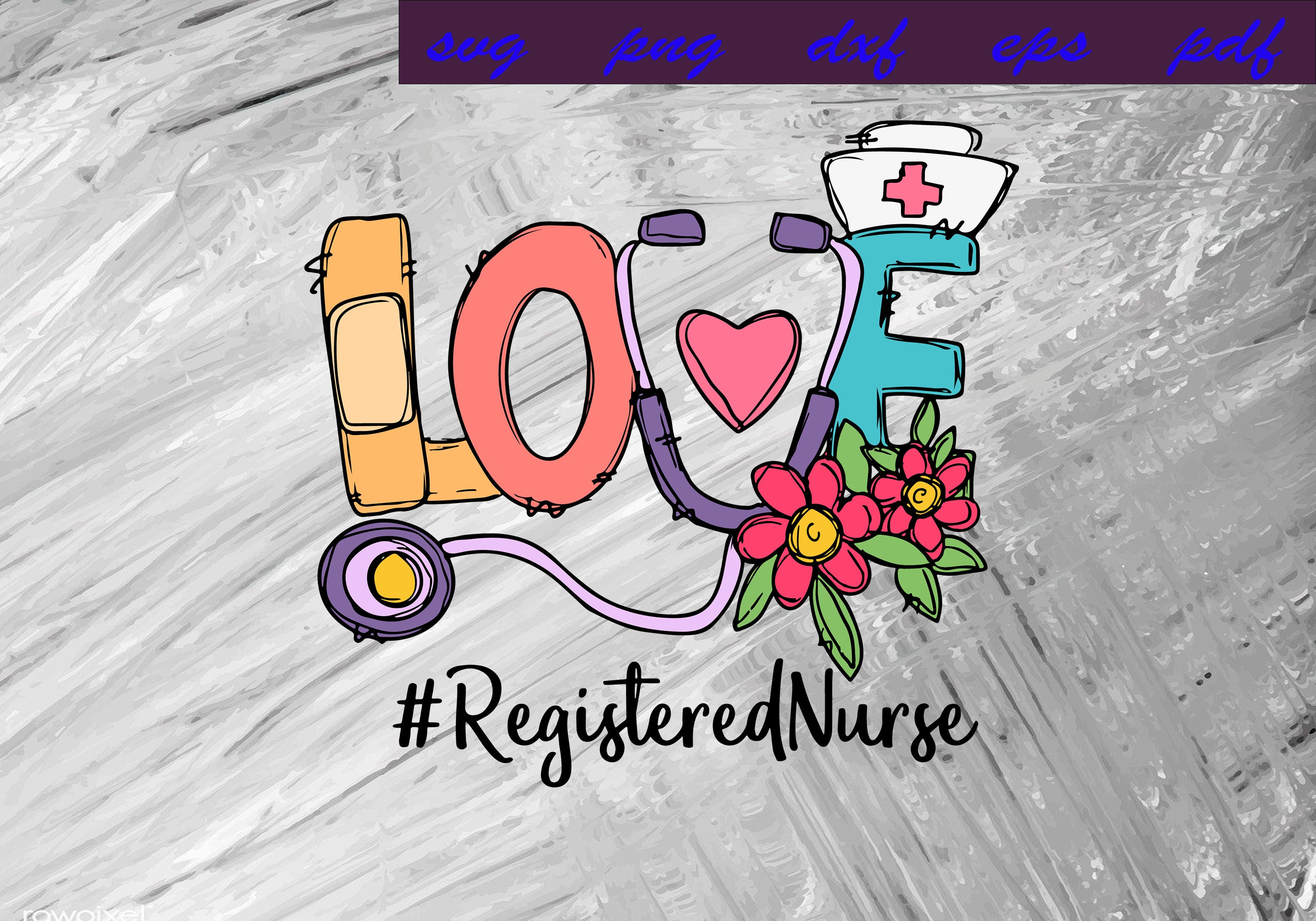 Download Valentine 2021 Love Registered Nurse Svg Gift For Nurse | Etsy