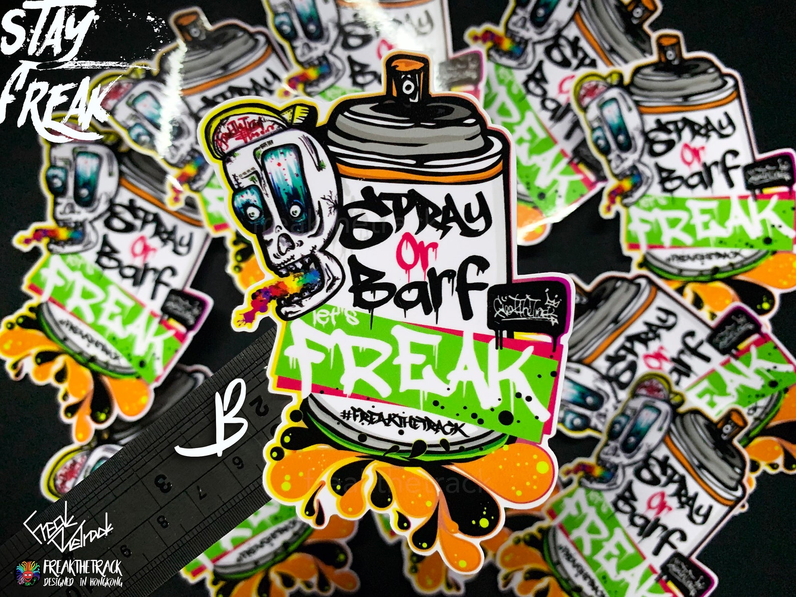 Graffiti Spray Paint Glossy Stickers/ Laptop Sticker/Wall Etsy
