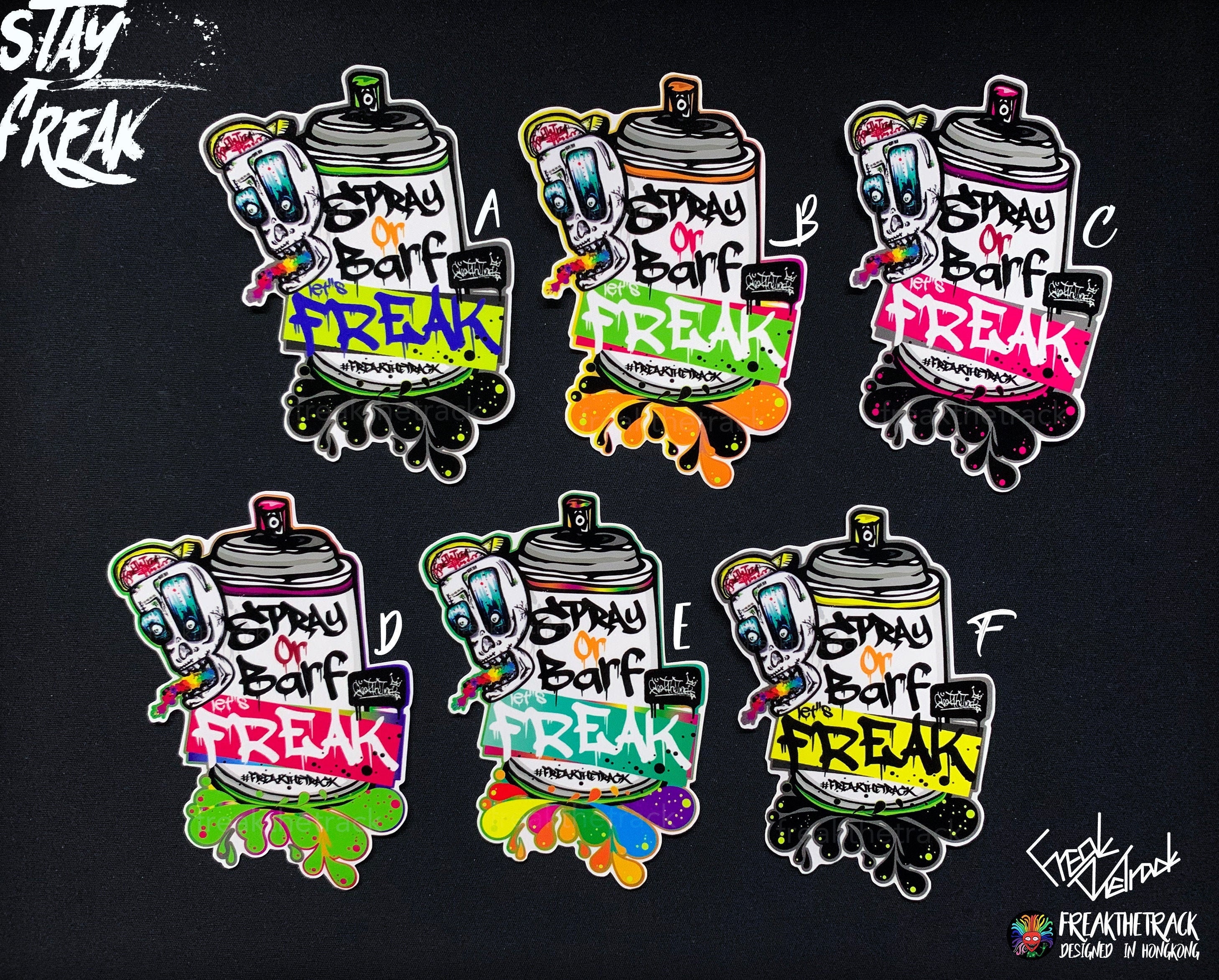 Graffiti Spray Paint Glossy Stickers/ Laptop Sticker/Wall Etsy