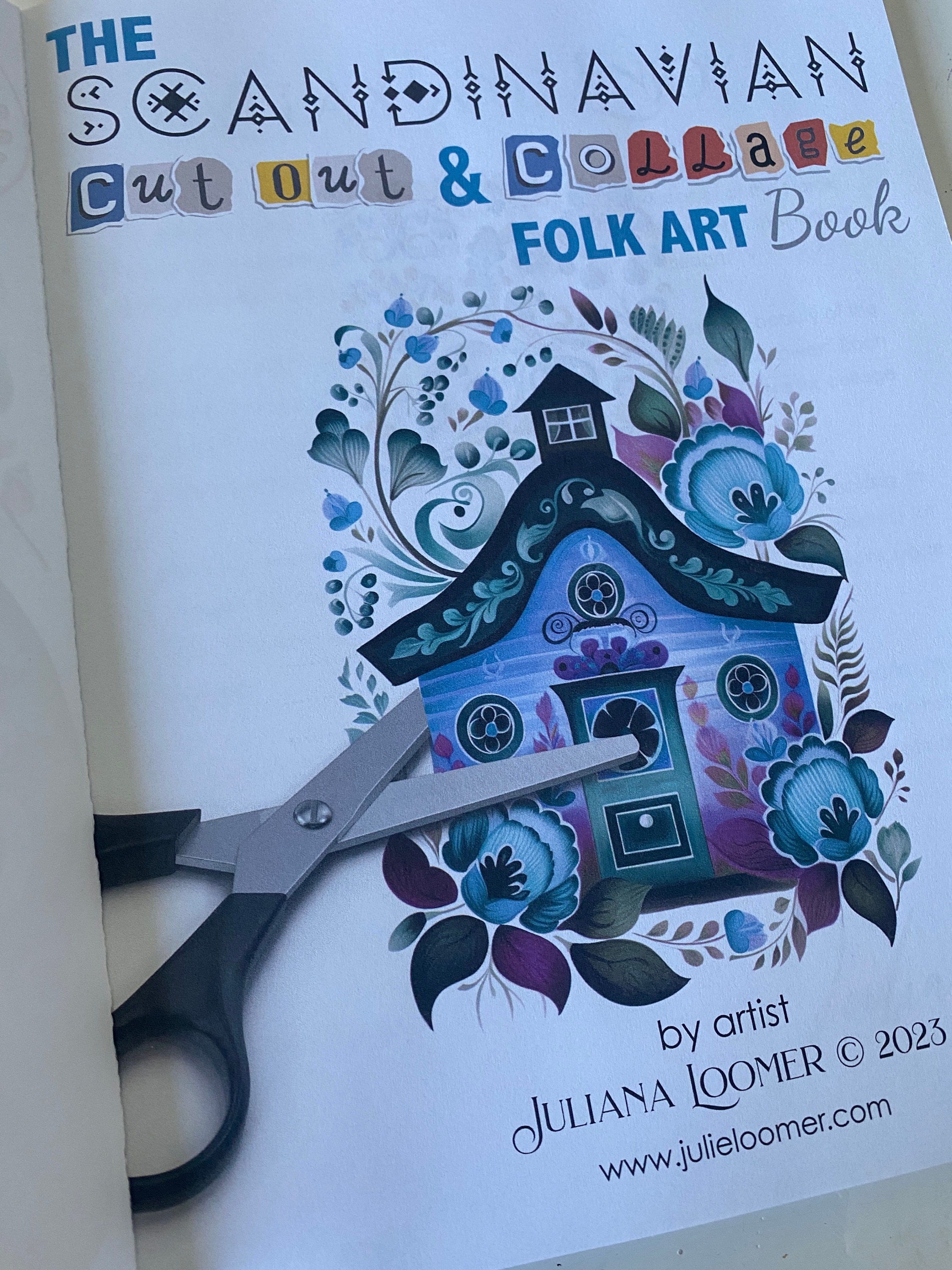 Scandinavian Folk Art Cut Out Book: Collage & Paper Craft (digital ...