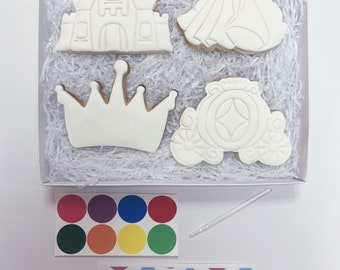 Princess Paint Your Own Biscuits