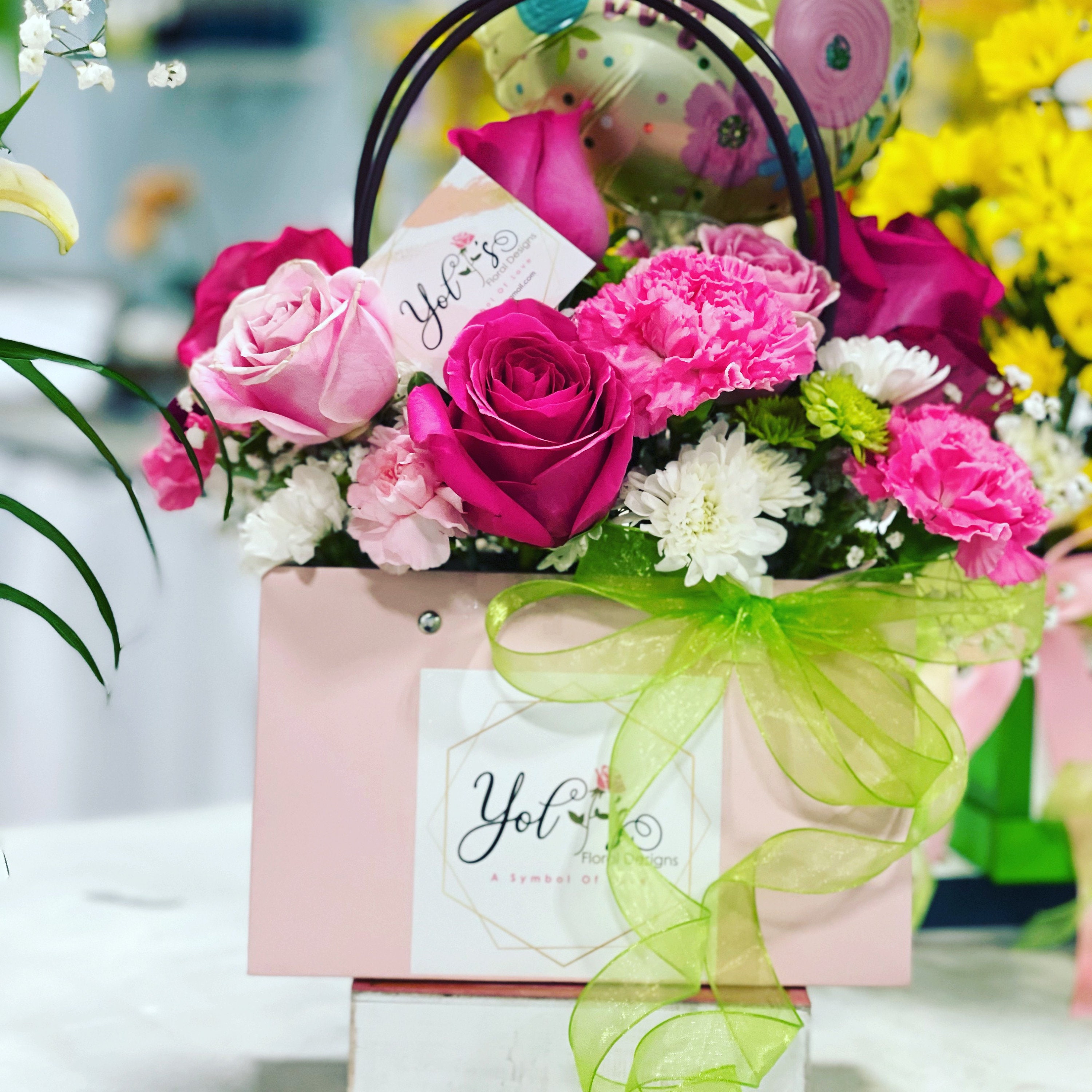 Gift waterproof bag/ Flower bag Etsy