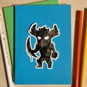 Symbiote King Groot- Matte Vinyl Sticker