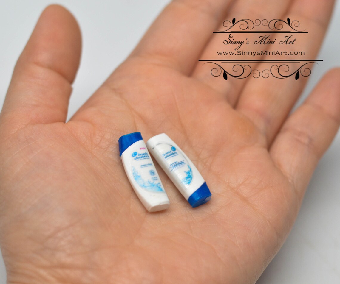 112 Dollhouse Miniature Shampoo and Conditioner Set Kit SMA Etsy