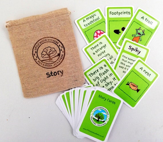 Story telling cards game for kids imaginative play gift educational play present for children story prompts