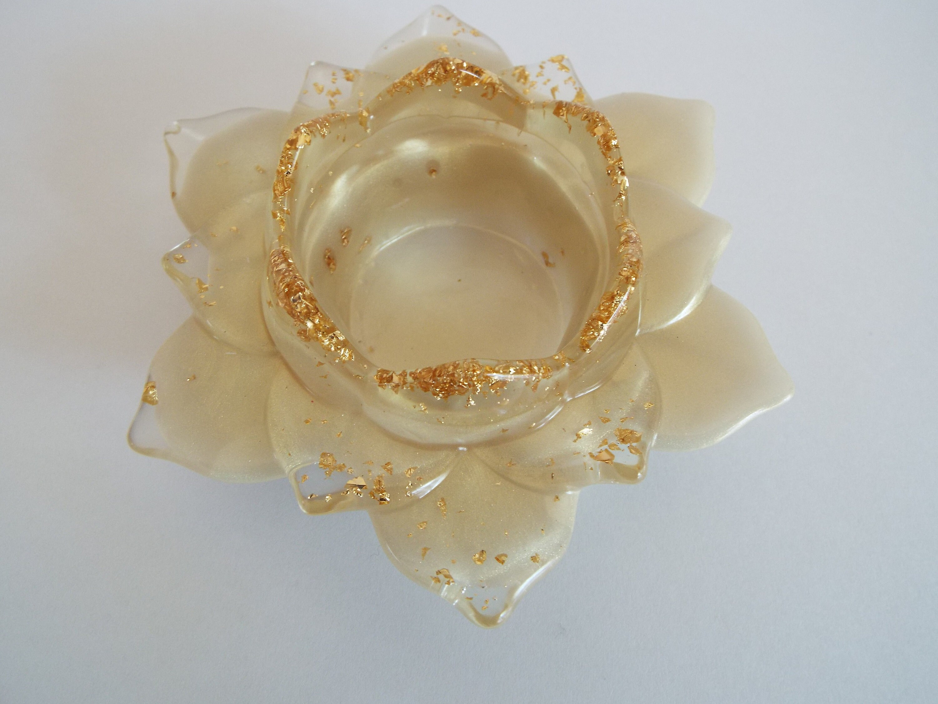 Lotus Flower Tea Light Holder Perfect Gift Birthday Mothers Etsy
