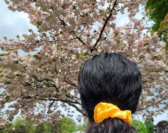 Satin Hair Scrunchies | Regular Size Scrunchies | Spring Colours | Neutral Scrunchies | Bridesmaid Gifts | Hair Accessories | Hairtie