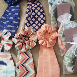 Satin Scrunchie Scarf | Hair Scrunchies | Bridesmaid Scrunchies | Gift Box Items | Hair Accessories | Fall Scarves