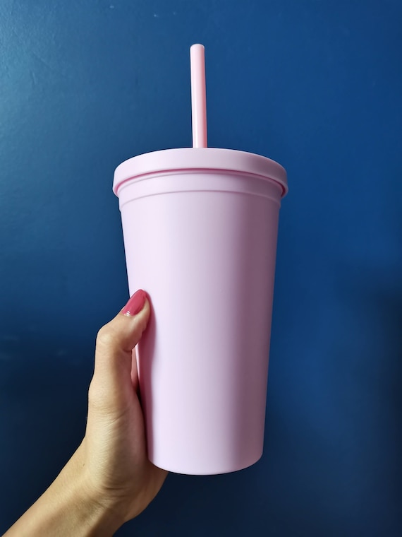 Pink Tumbler 16oz Plain Matte