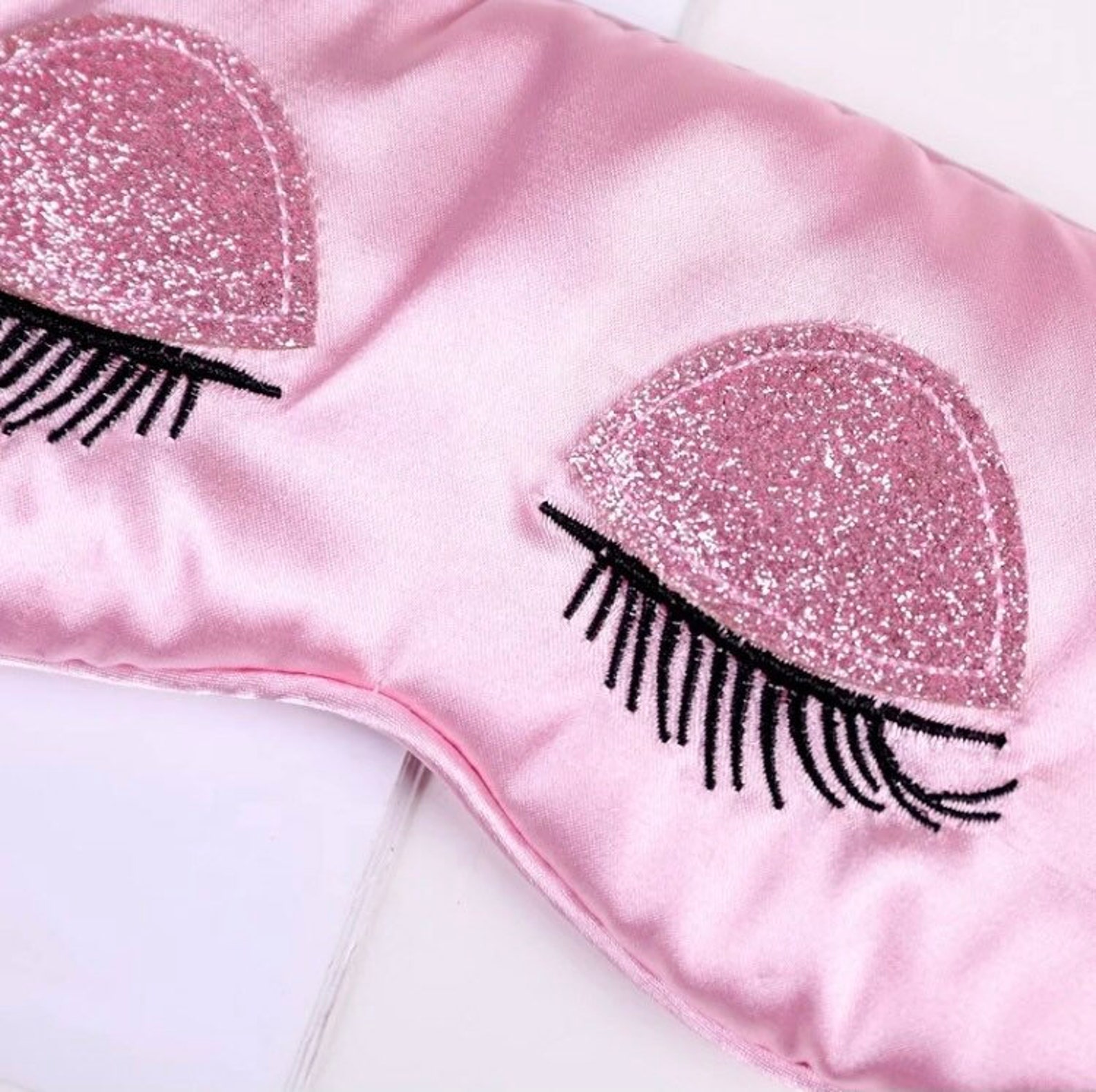UK Luxury Pink Silk Eye Maskbrides Gift Gift for Her Eye Etsy