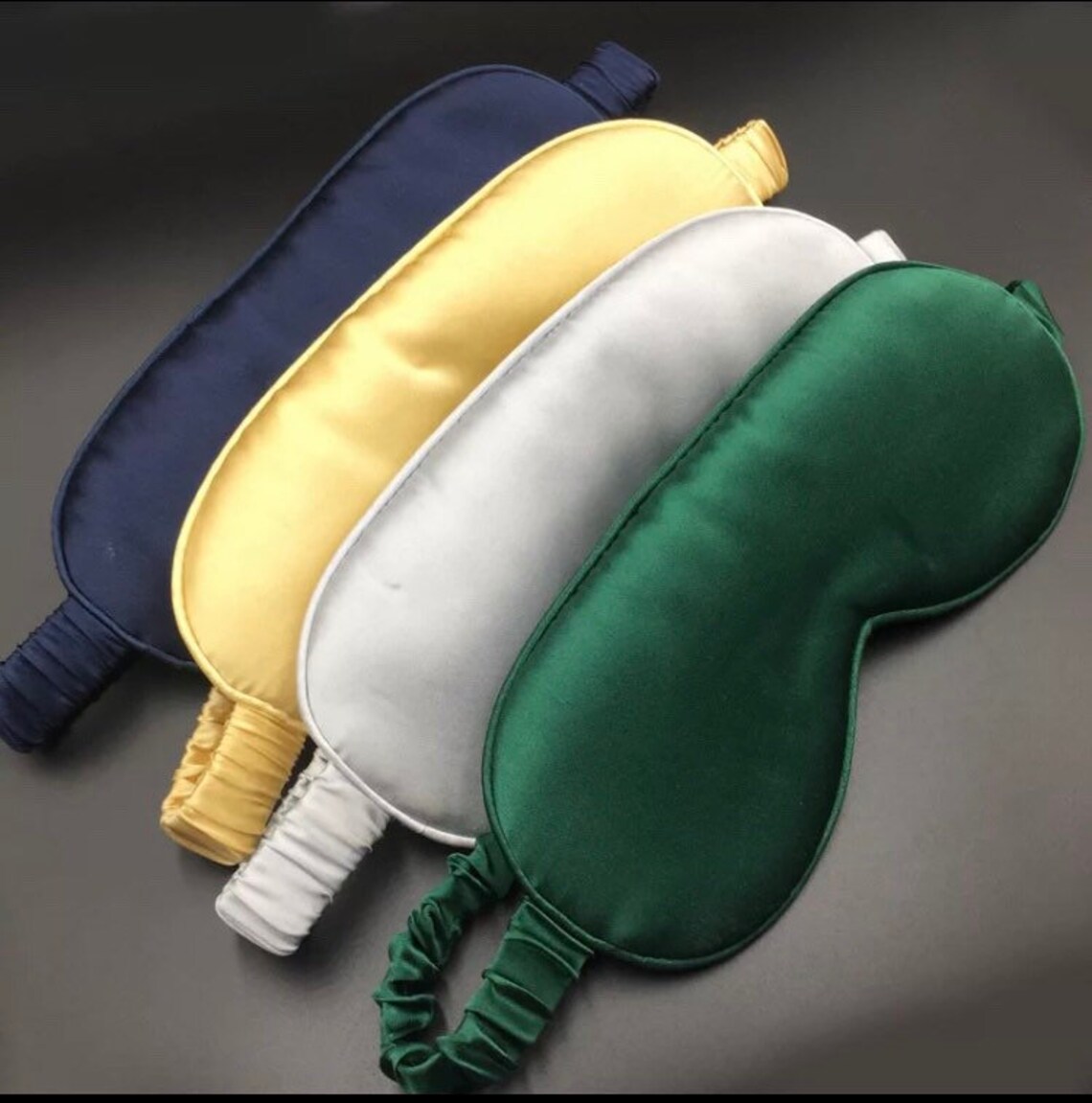 UK Luxury Pure Organic Navy Blue Silk Eye Mask Mothers Day Etsy Australia