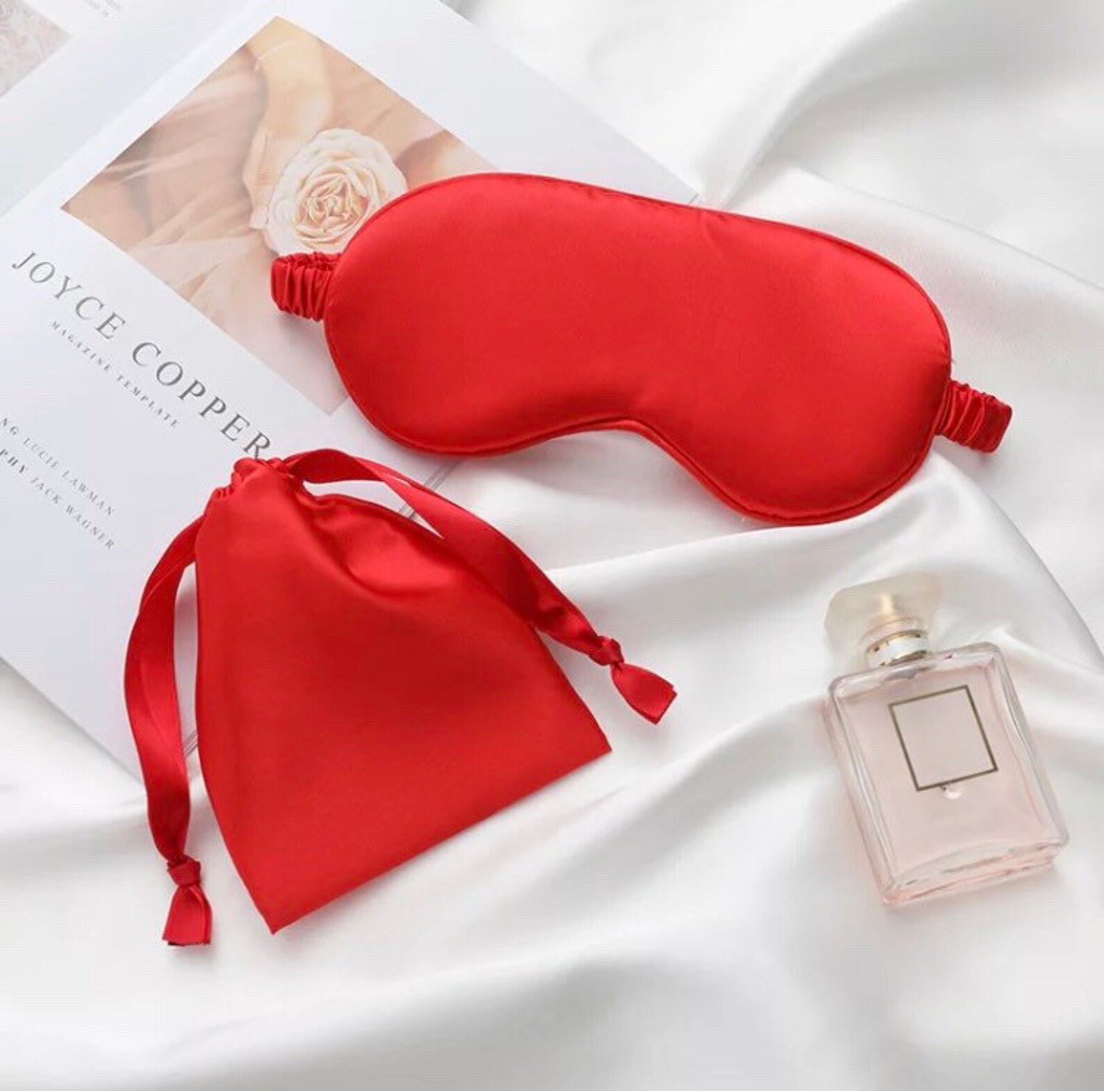UK Luxury Red Silk Eye Mask Mothers Day Gift From Daughter Etsy