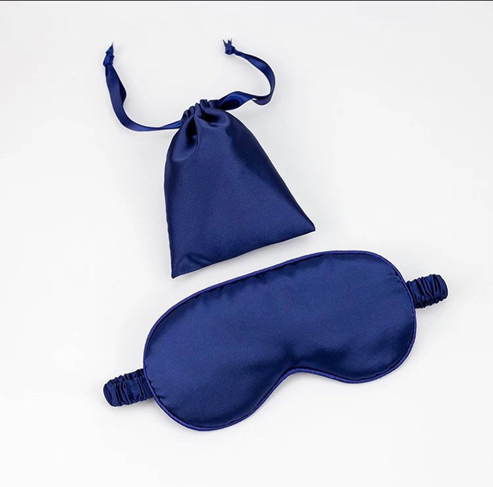 UK Luxury Pure Organic Navy Blue Silk Eye Mask Mothers Day Etsy Australia