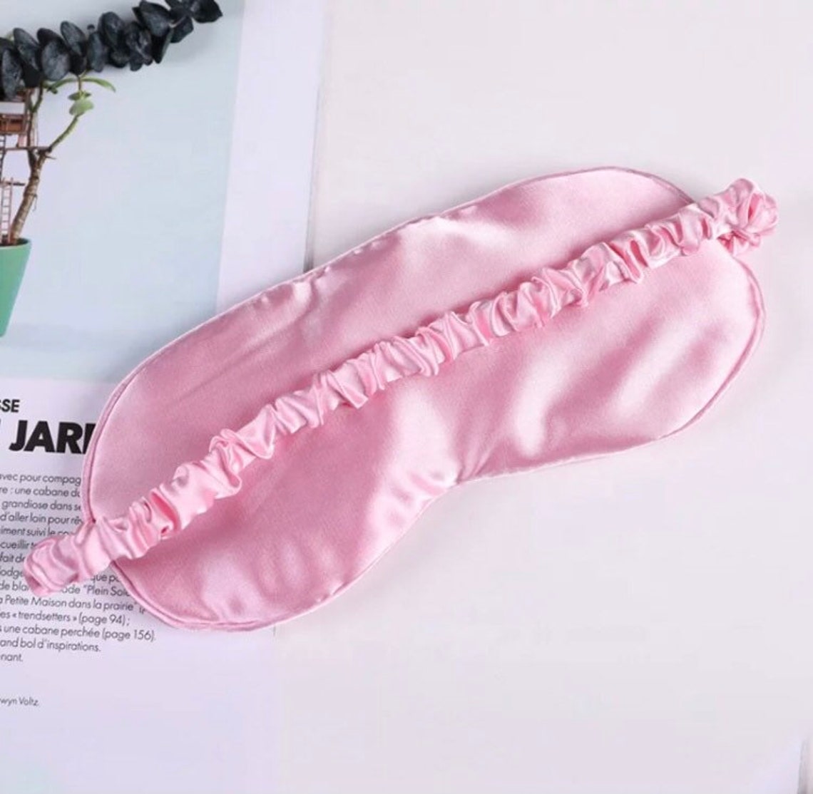 UK Luxury Pink Silk Eye Maskbrides Gift Gift for Her Eye Etsy