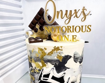 Biggie Smalls Cake Topper | Personalized Floating Design