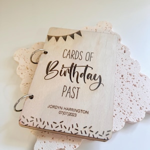 Birthday Card collector book | Gift Ideas | Card Keepsake