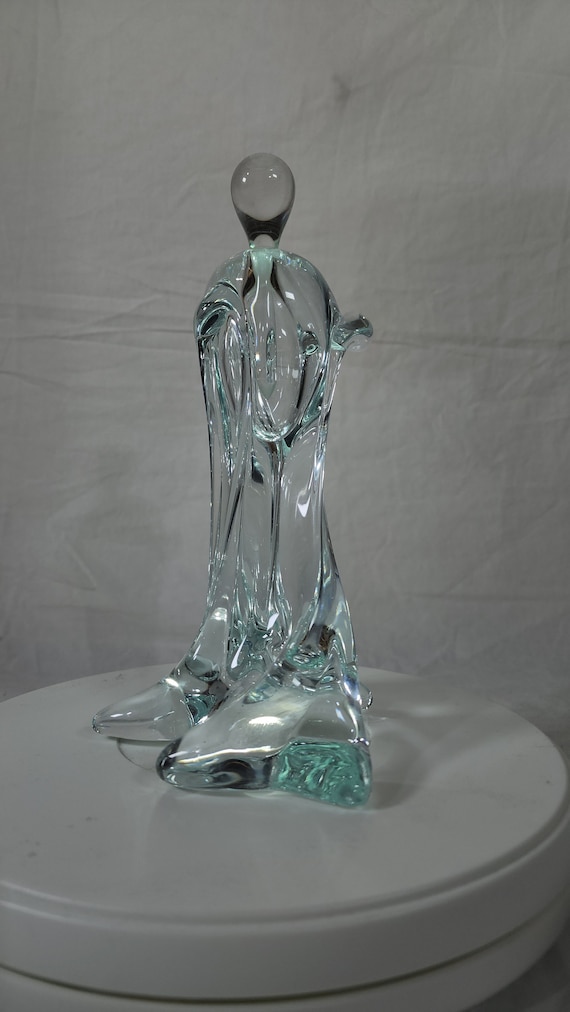 Art Glass Perfume Bottle, Human sculpture. SVA NY… - image 2