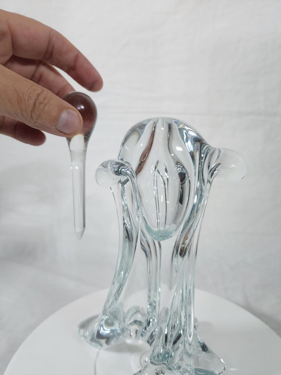 Art Glass Perfume Bottle, Human sculpture. SVA NY… - image 4