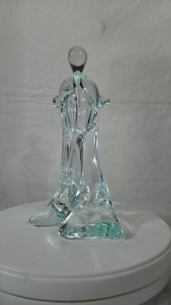 Art Glass Perfume Bottle, Human sculpture. SVA NY… - image 3