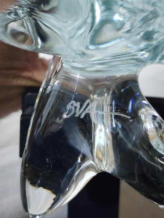 Art Glass Perfume Bottle, Human sculpture. SVA NY… - image 6