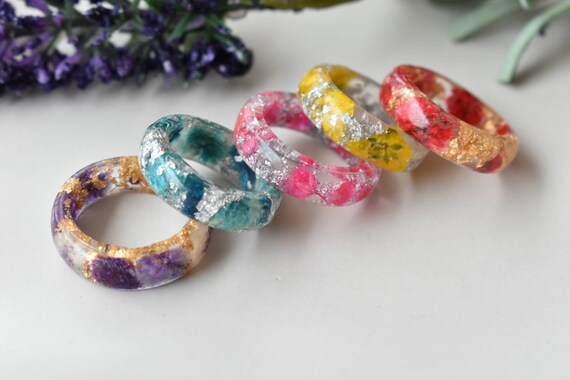Custom resin rings deals