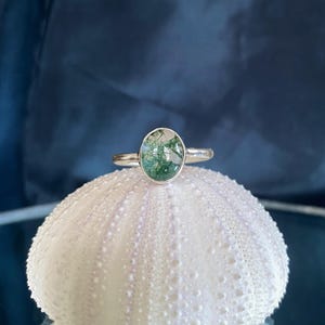 Moss Agate Ring