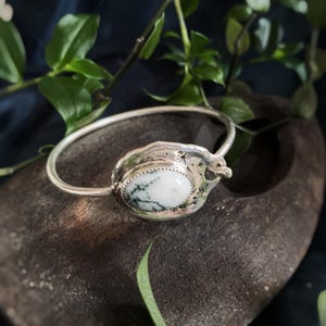 Tree Agate Clasp Bracelet