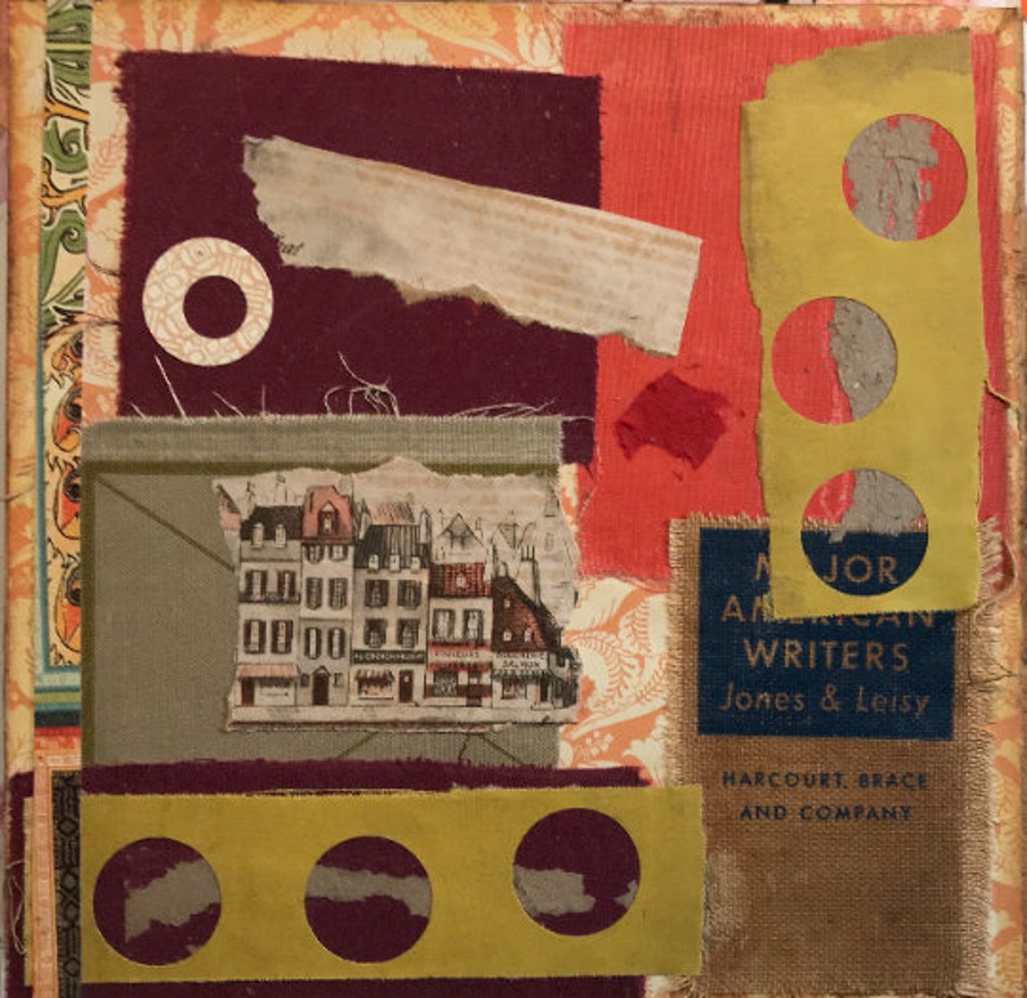 Fine Art Collage using Ephemera Vintage Papers Original Etsy