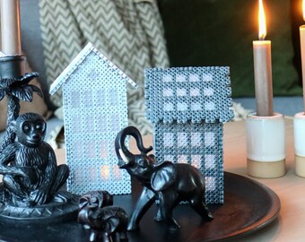 Casas de velas - Padrão de contas Perler PDF