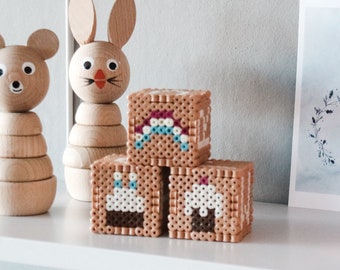 Blocos de letras e alfabeto - Padrão de contas Perler PDF
