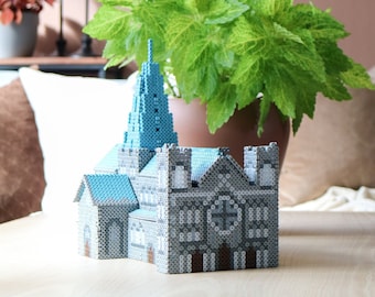 Catedral Gótica "Nidarosdomen" -Padrão Perler Beads PDF