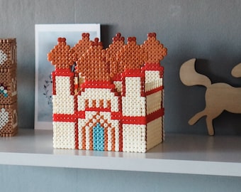 Palácio Árabe Mágico - DIY Perler Beads Pattern PDF para decoração e brincadeira de quarto infantil