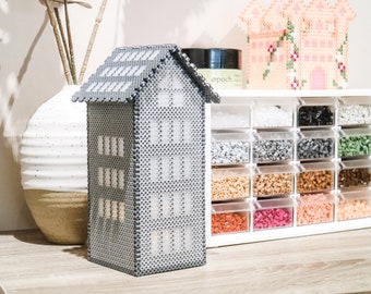 Elegante Candle House DIY Perler Beads Padrão