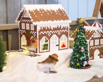 Casas de Natal - Padrão de contas Perler PDF